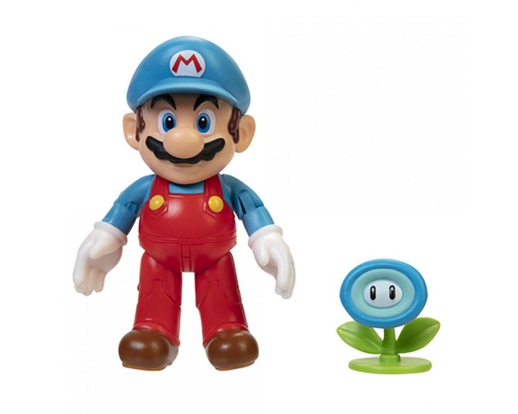 Nintendo - Figura Ice Mario 10 Cm & Ice Flower