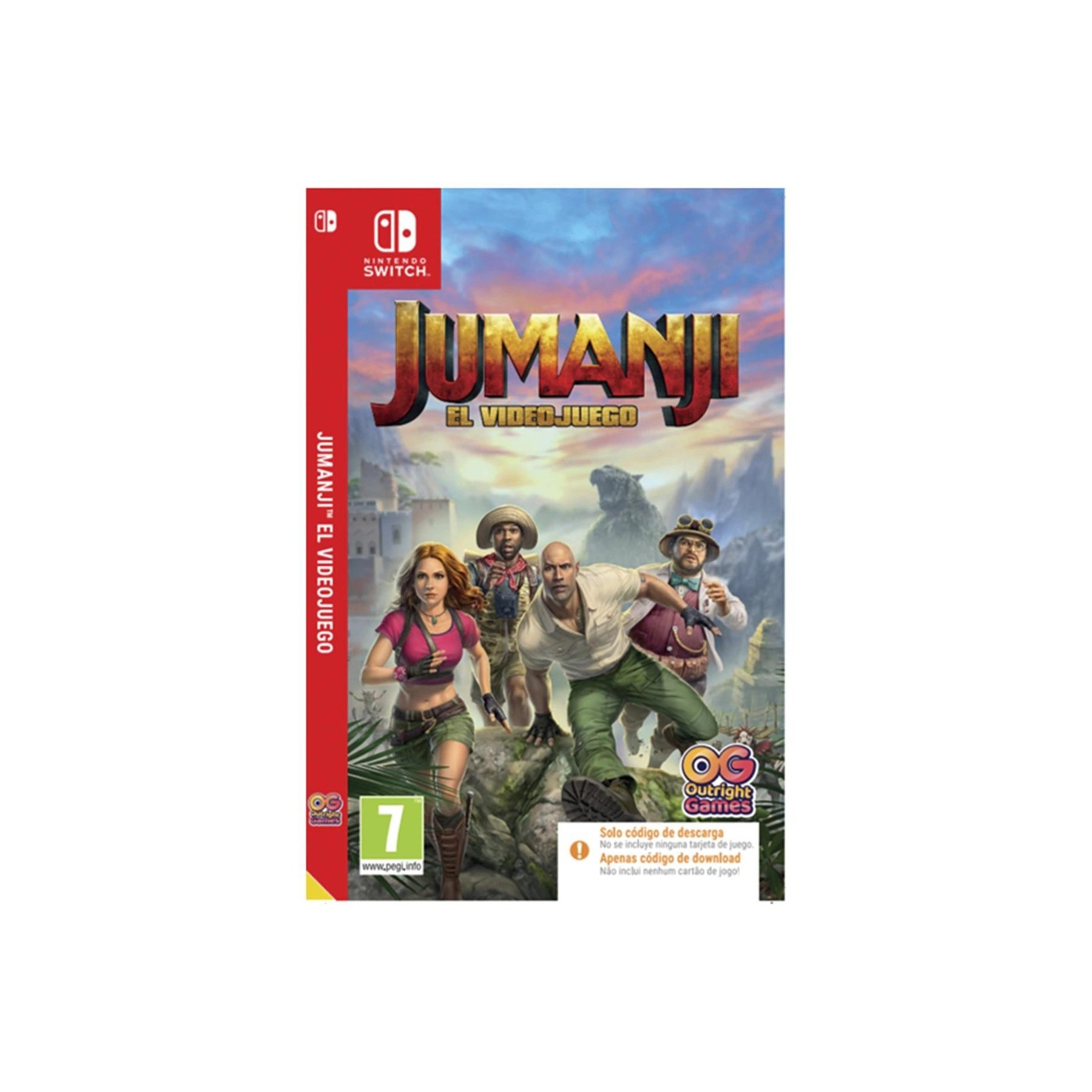 Jumanji El Videojuego Code In The Box Switch