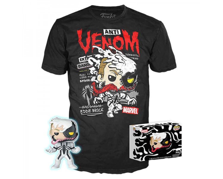 Set Figura Pop & Tee Marvel Anti-Venom