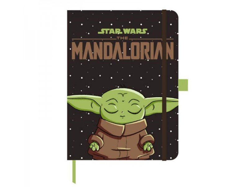 Cuaderno A5 Yoda Mandalorian Star Wars