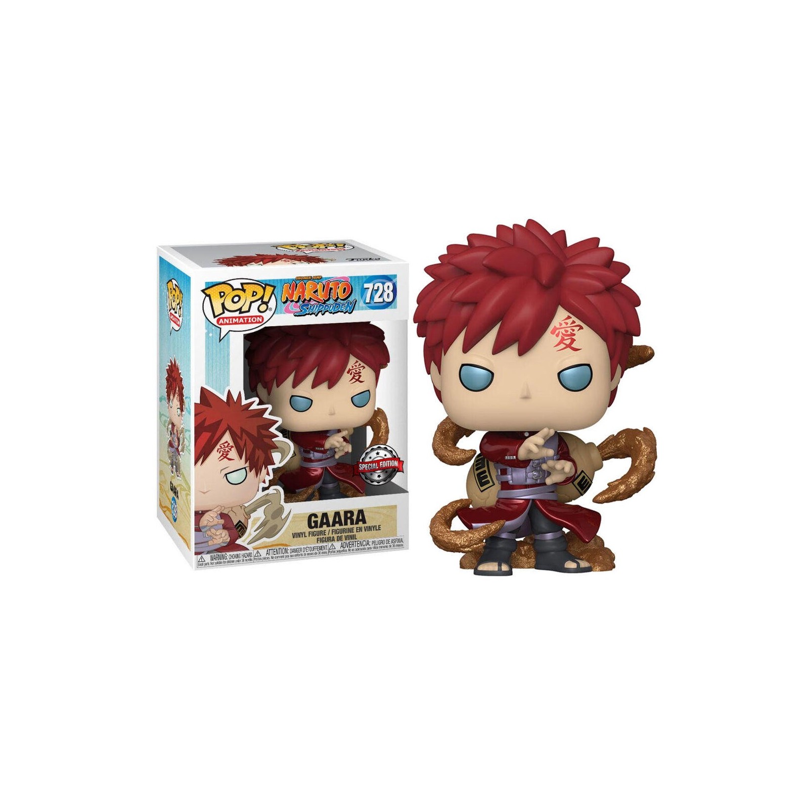 Figura Funko Pop Naruto Gaara Metallic Exclusive