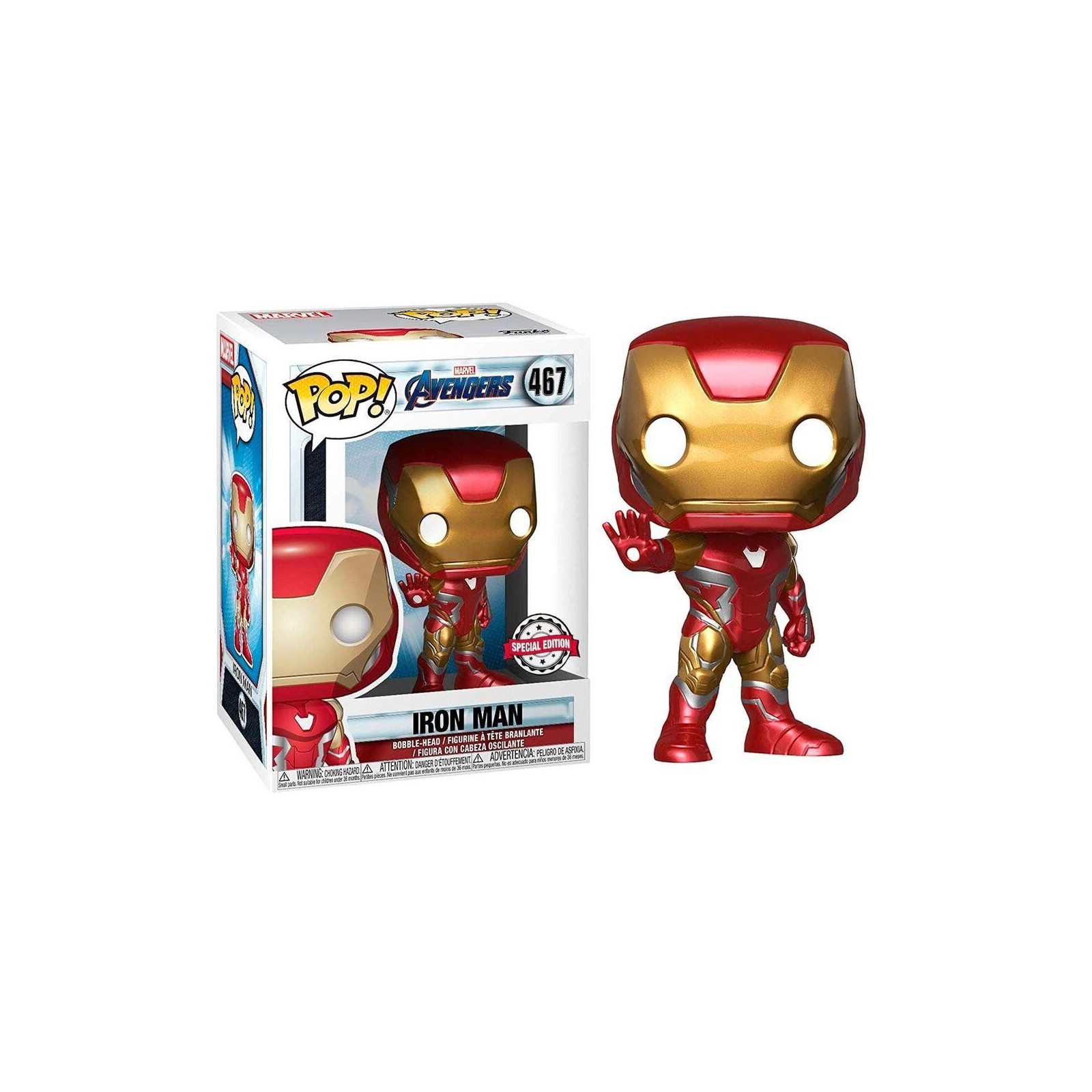 Figura Funko Pop Marvel Avengers Endgame Iron Man Exclusive