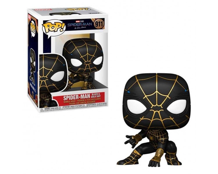 Figura Pop Marvel Spiderman No Way Home Spiderman Black & Go