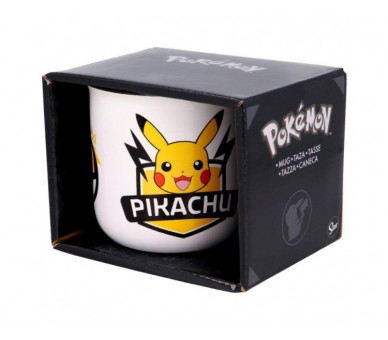 Taza Ceramica Pikachu Pokemon En Caja 400Ml