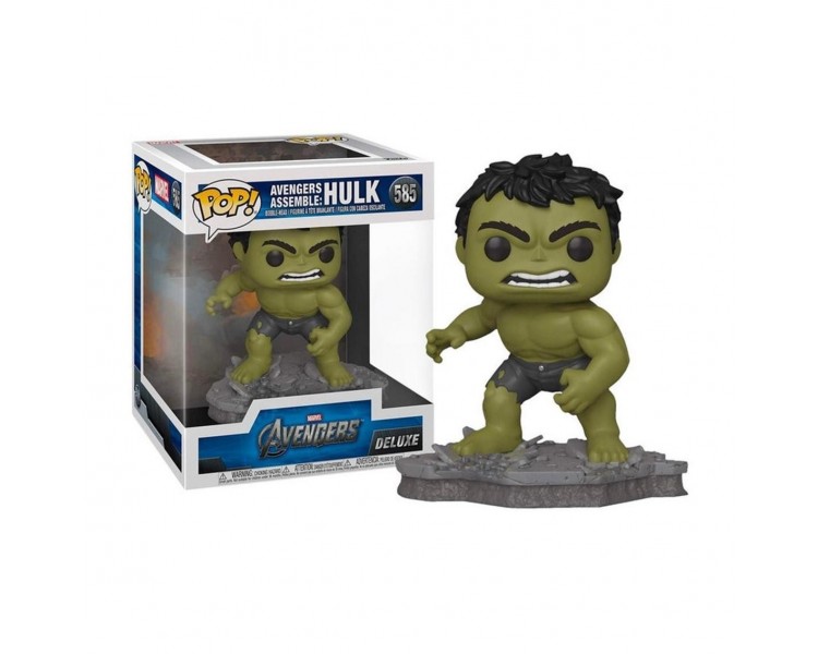 Figura Funko Pop Deluxe Marvel Los Vengadores Avengers Hulk