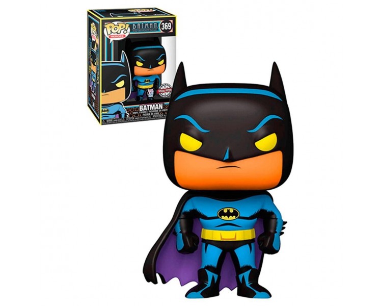 Figura Funko Pop Dc Black Light Batman Multicolor 51725