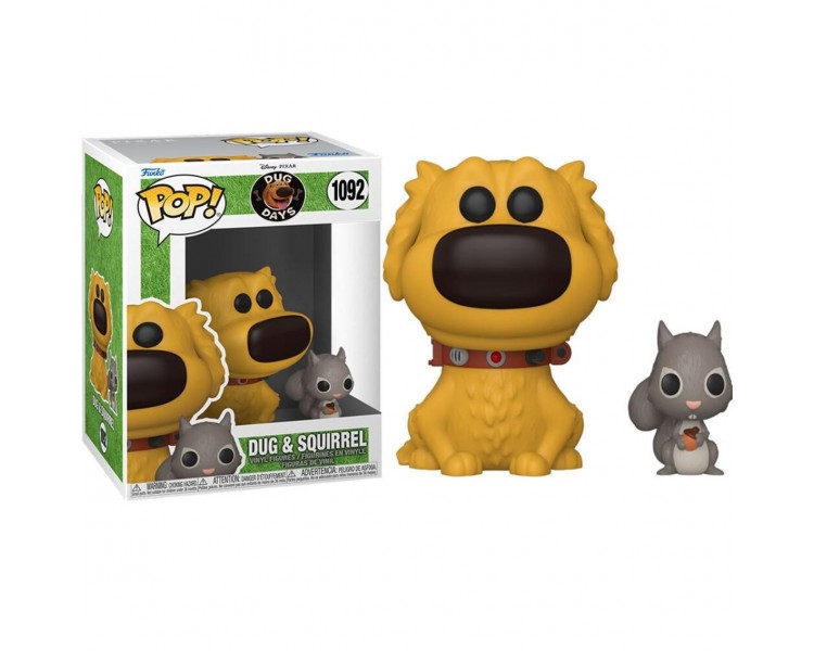 Figura Funko Pop Dug Days Dug With Squirrel