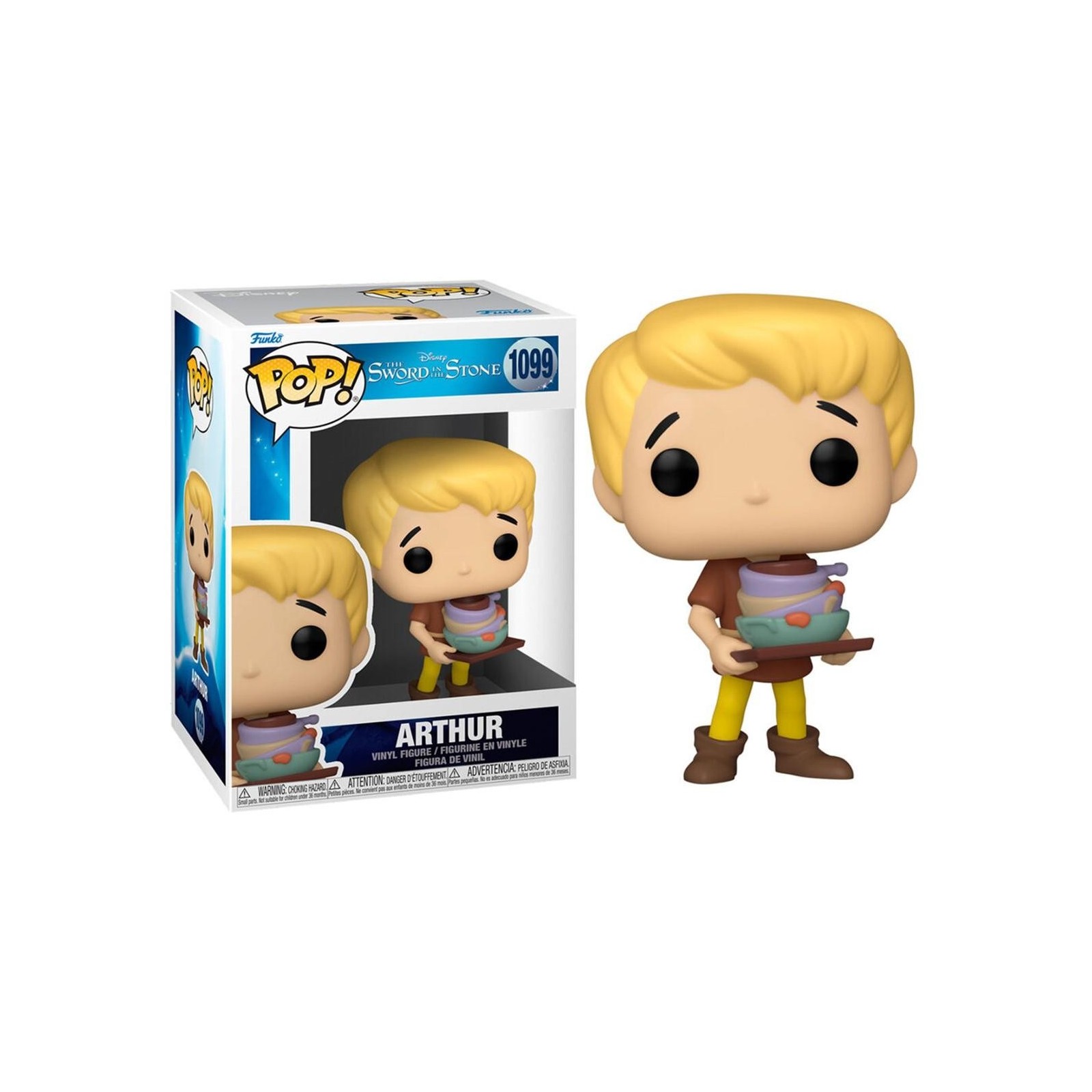 Figura Pop Disney Merlin El Encantador Arthur