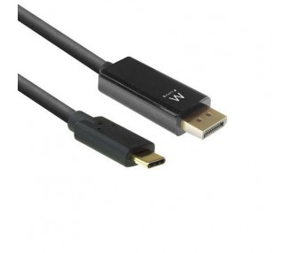 Cable De Conversión Ewent Usb-C-Displayport 4K 60Hz 2M Negro