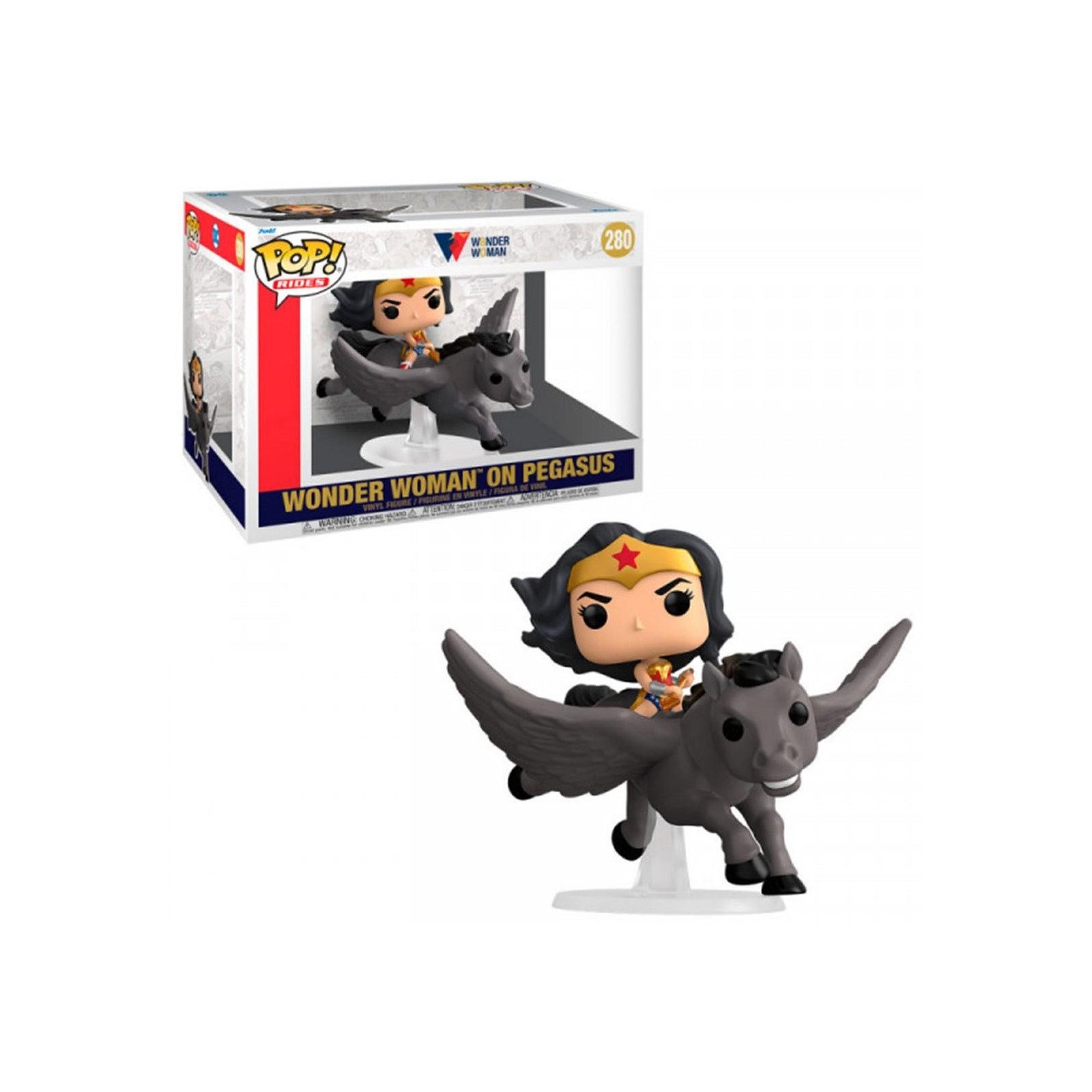 Figura Funko Pop Dc Wonder Woman 80Th Wonder Woman On Pegasu