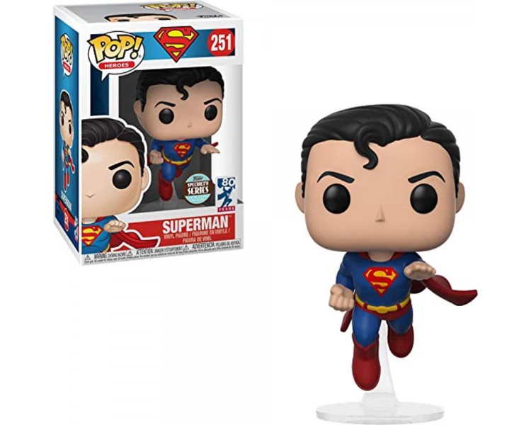 Figura Pop Dc Superman 80 Years Superman Flying Exclusive