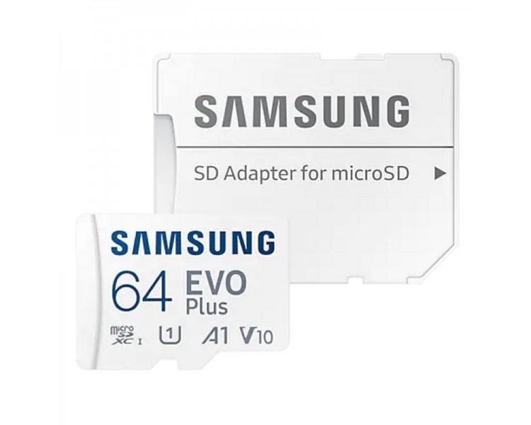 Tarjeta De Memoria Samsung Evo Plus 2021 64Gb Microsd Xc Con