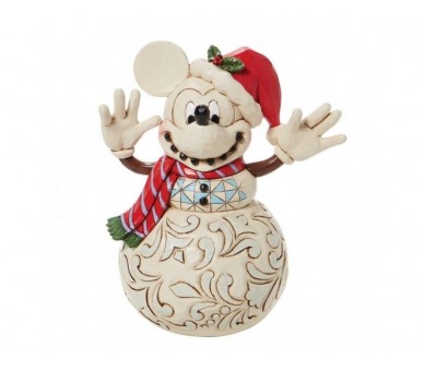 Figura Enesco Disney Muñeco Nieve Mickey