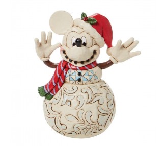 Figura Enesco Disney Muñeco Nieve Mickey