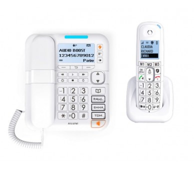 Teléfono Fijo Duo Alcatel Dec Xl785 Combo