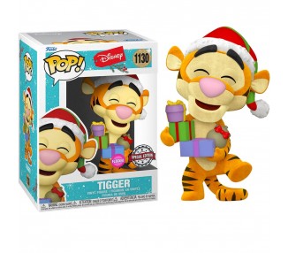 Figura Funko Pop Disney Holiday Tigger Flocked Exclusive