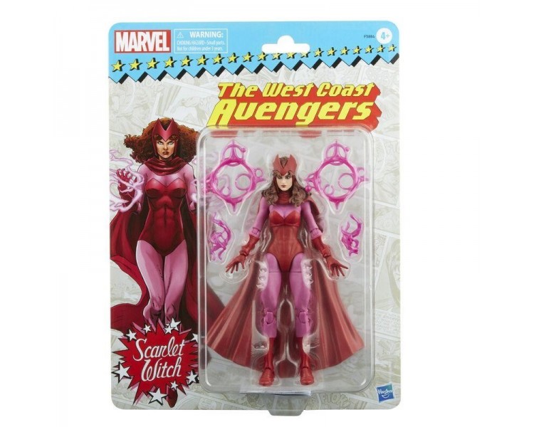 Figura Scarlet Witch Retro Marvel Legends 15Cm