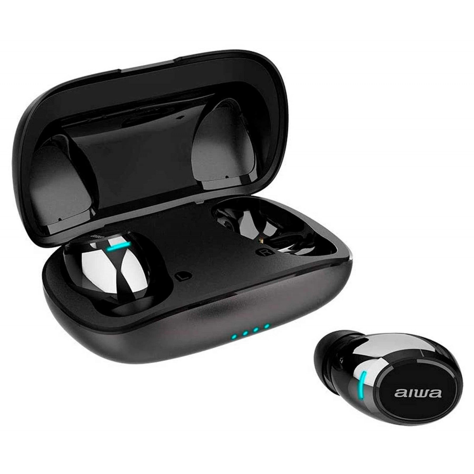 Auricular Bluetooth Intrauditivo Aiwa Ebtw-850 Black Gravity