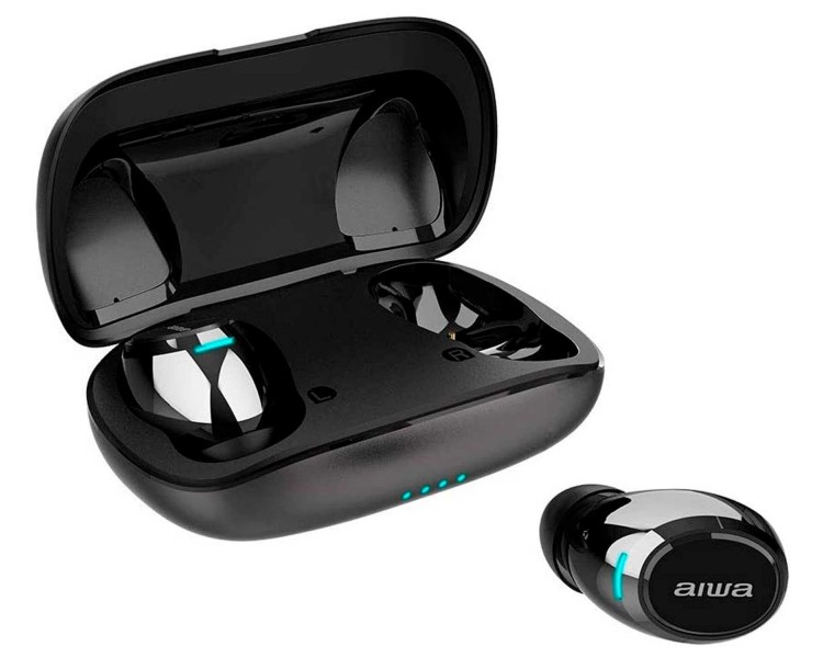 Auricular Bluetooth Intrauditivo Aiwa Ebtw-850 Black Gravity