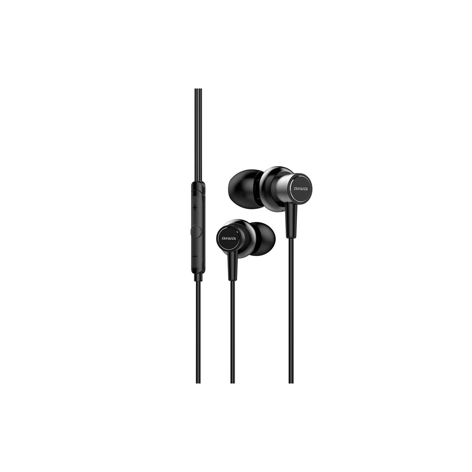 Auricular Intrauditivo Aiwa Estm-500Bk Black Diamond Carcasa