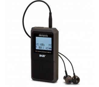 Radio Formato Mini Aiwa Rd-20Dab Black Sintonizador Digital