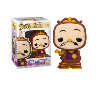 Figura Pop Disney La Bella Y La Bestia Cogsworth