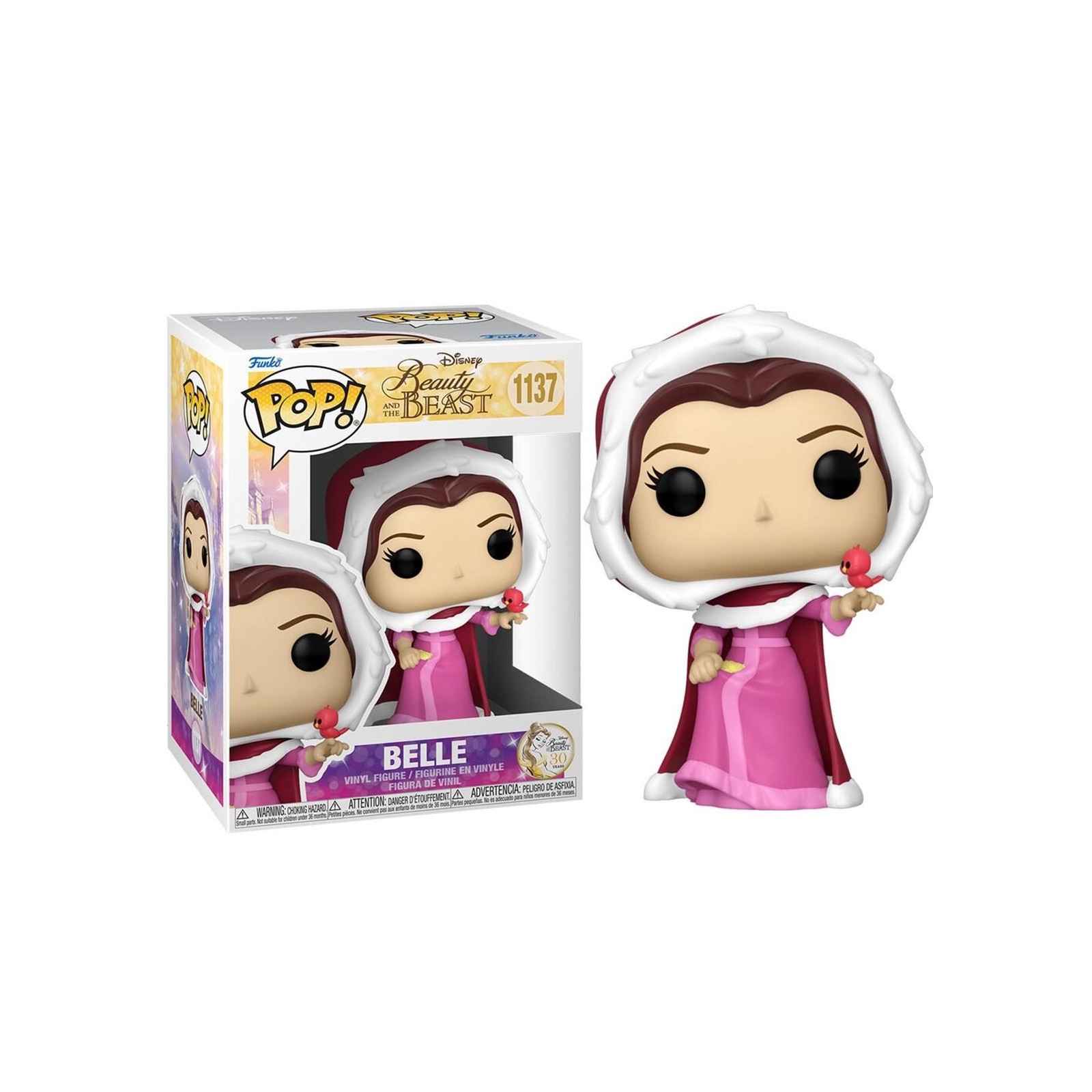 Figura Pop Disney La Bella Y La Bestia Winter Belle