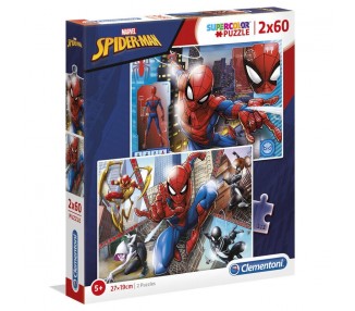 Puzzle Spiderman Marvel 2X60Pzs