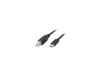 Cable Lanberg Usb C Macho A Usb B 2.0 Macho 3M Negro