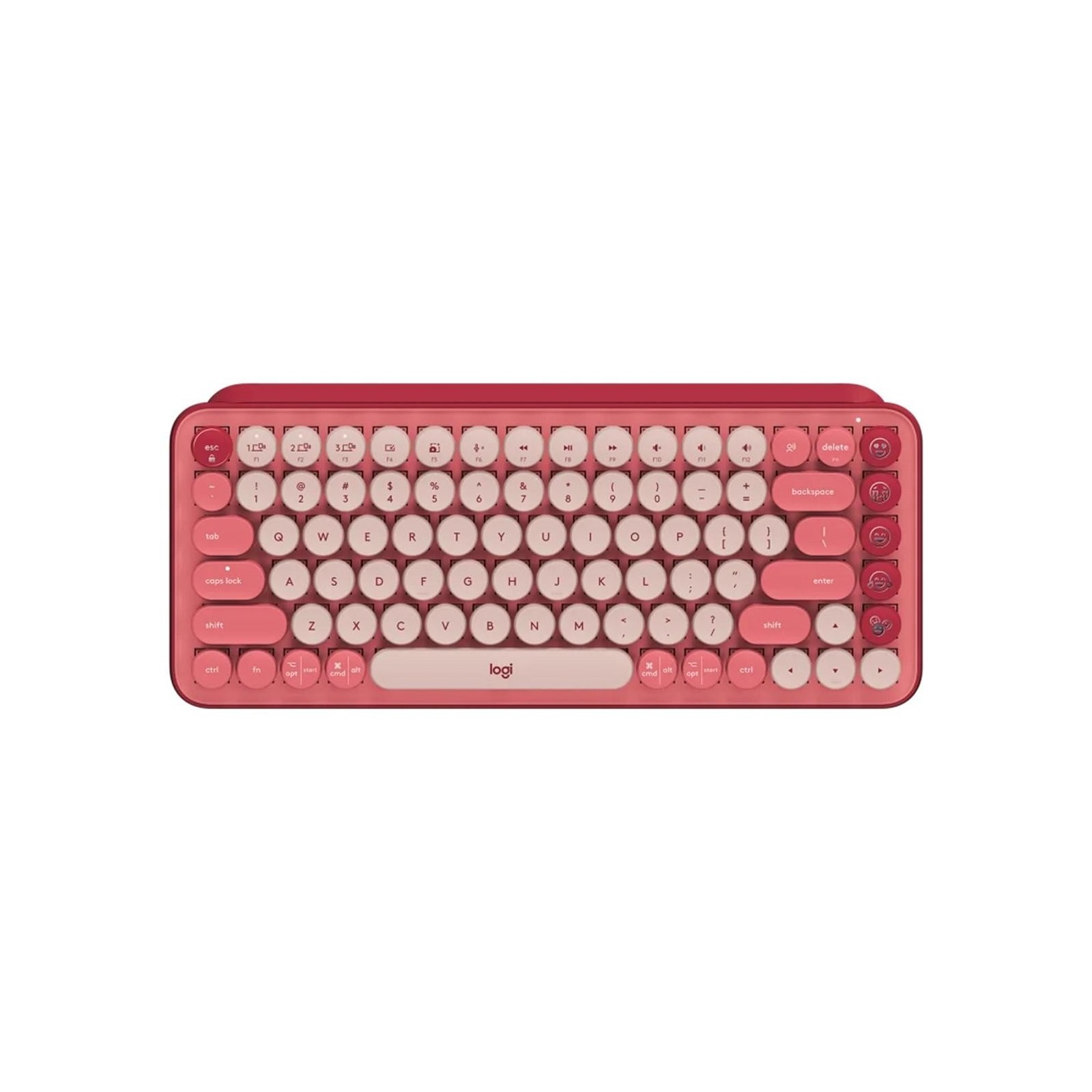 Teclado Logitech Pop Keys Heartbreaker Rosa