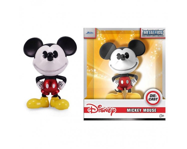 Jada- Mickey Mouse, Figura Metal Mickey 10cm, licencia ofici