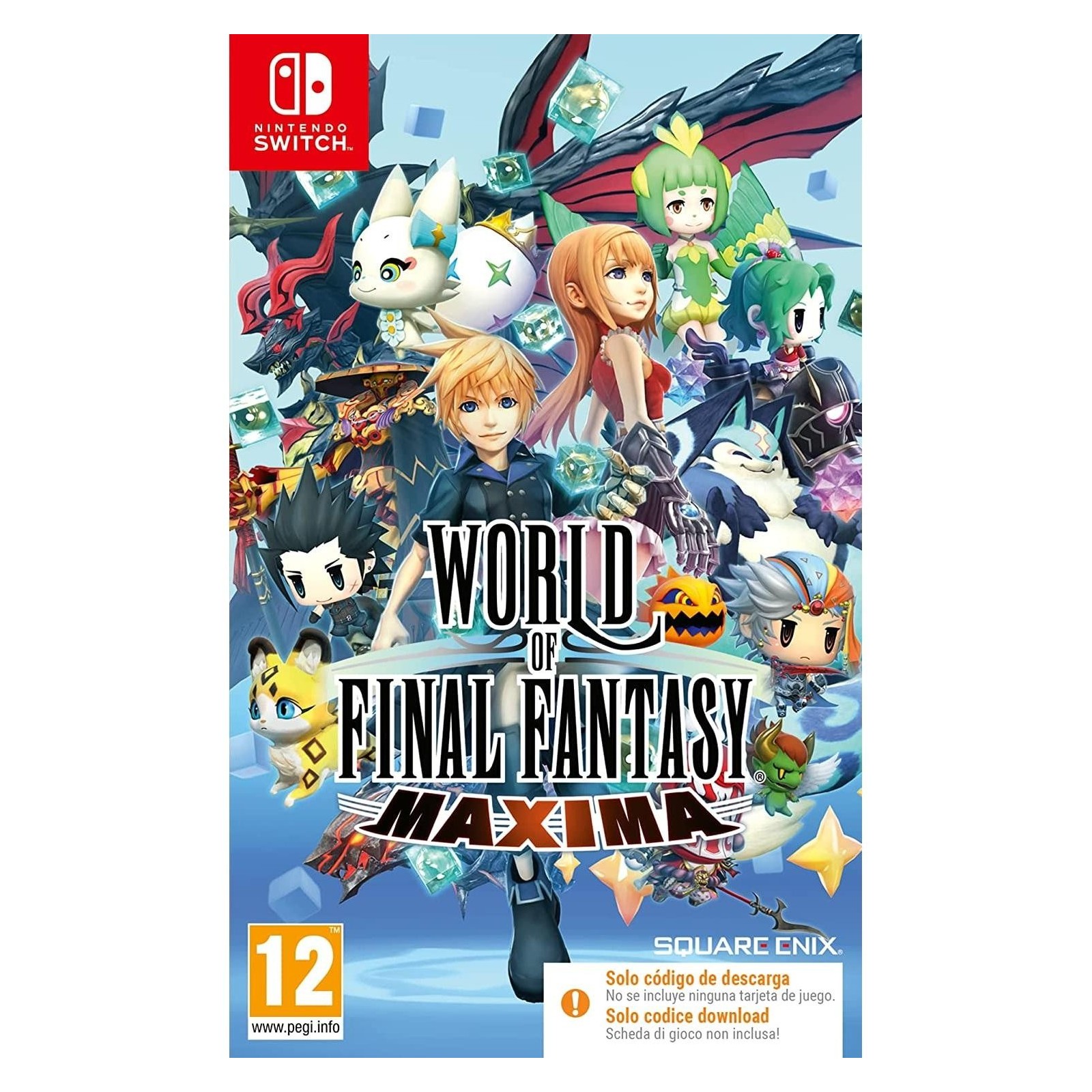 World Of Final Fantasy Maxima_Code In Box  Switch