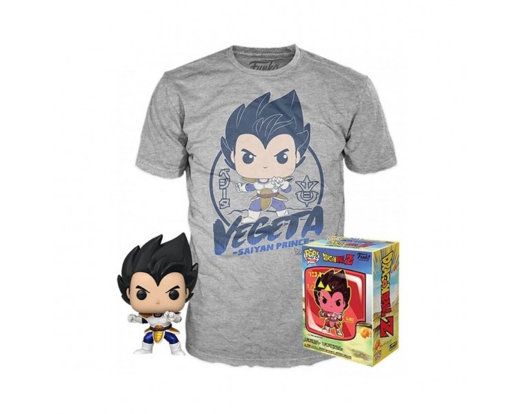 Set Figura Pop & Tee Dragon Ball Z Vegeta