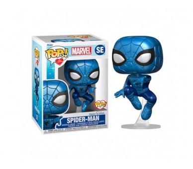 Figura Pop Marvel Make A Wish Spiderman Metallic