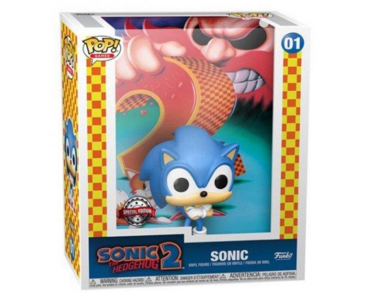 Figura Funko Pop Hedgehog 2 Cover Sticker Edition