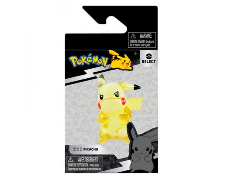 Surtido Figuras 8 Cm Traslúcidas Select X6 Pokémon