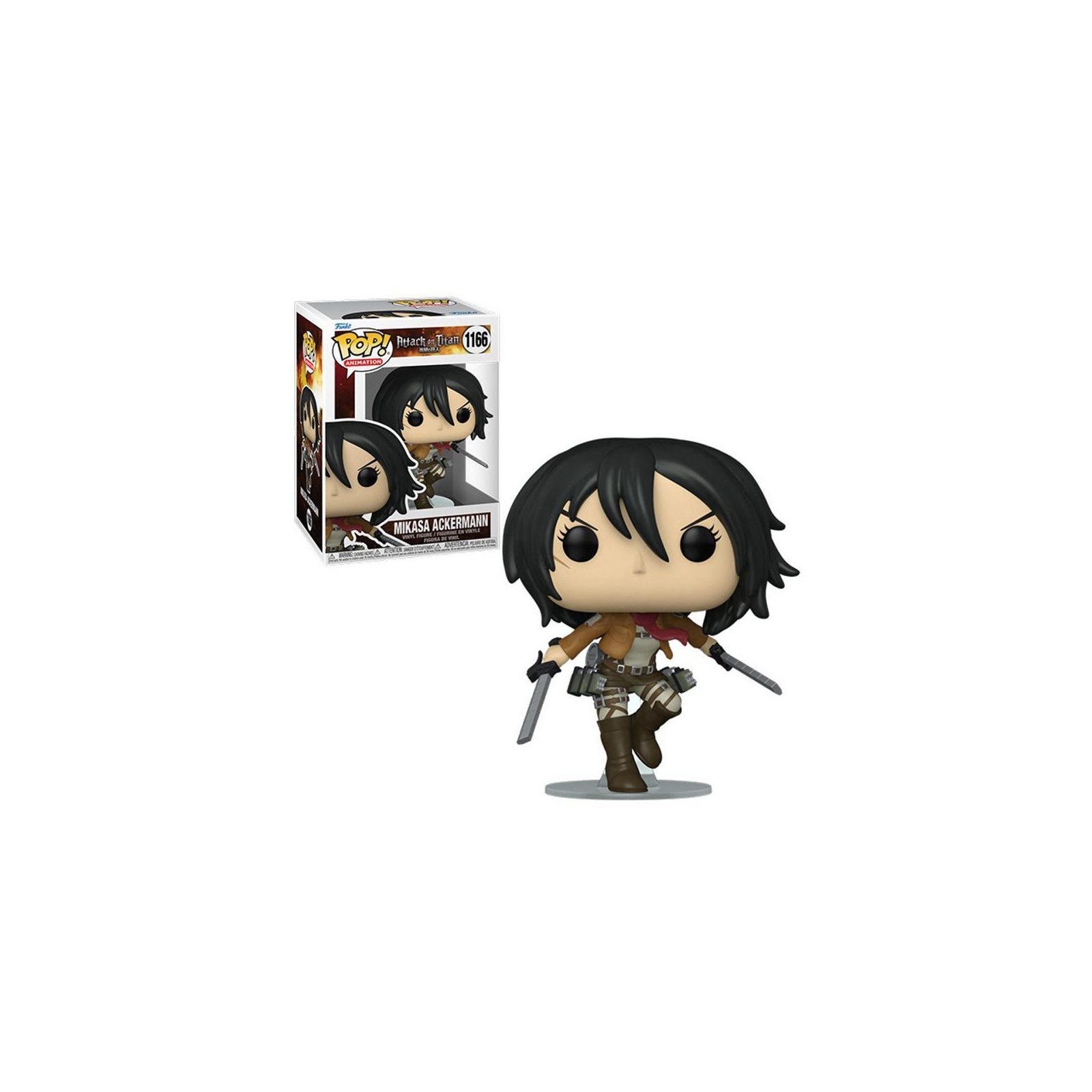 Figura Pop Mikasa Ackermann Attack On Titan