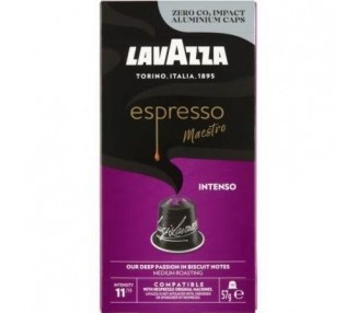 Cápsula Lavazza Espresso Maestro Intenso Para Cafeteras Nesp