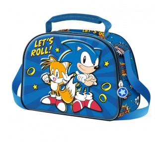 Bolsa Portameriendas 3D Lets Roll Sonic The Hedgehot