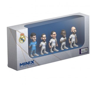 Blister 5 Figuras Minix Real Madrid 7Cm