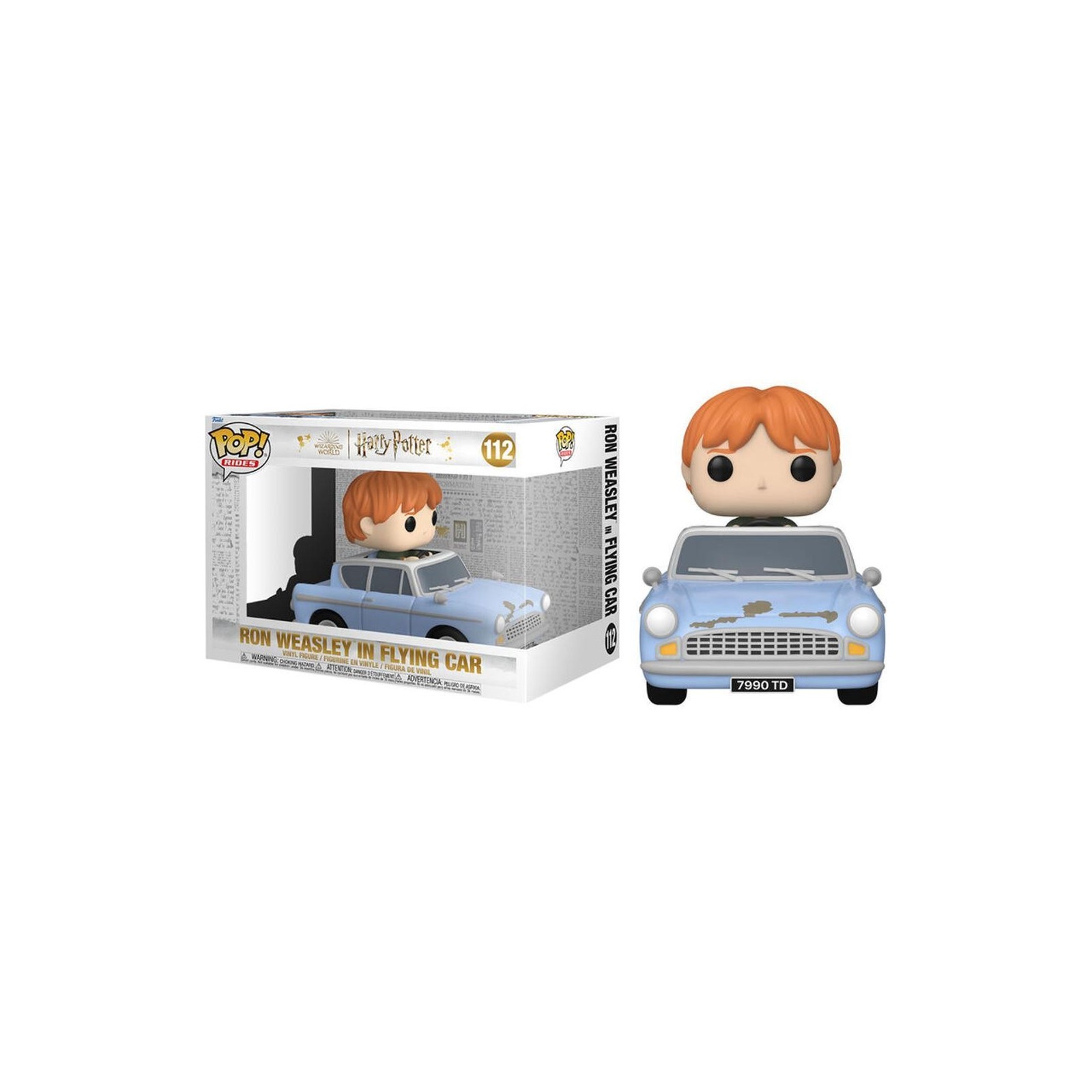 Figura Pop Harry Potter Ron Weasley In Flying Car