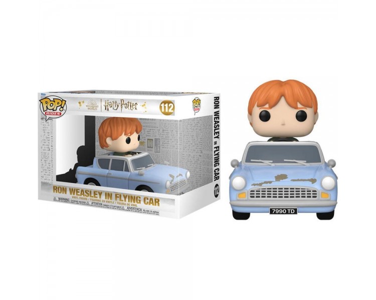 Figura Pop Harry Potter Ron Weasley In Flying Car