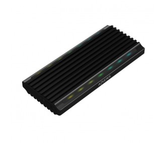 Caja Externa Para Disco Ssd M.2 Sata/Nvme Aisens Asm2-Rgb012