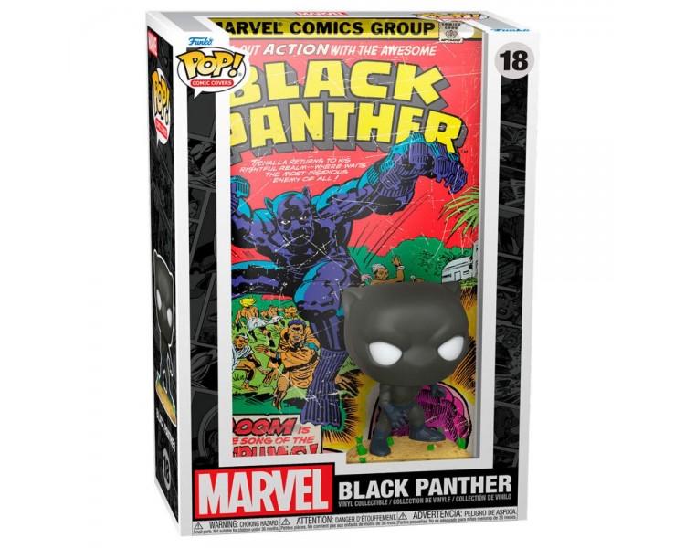 Figura Pop Comic Cover Marvel Black Panther