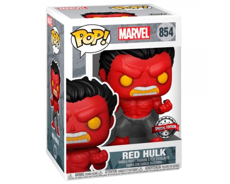 Figura Funko Pop Marvel Red Hulk Exclusive