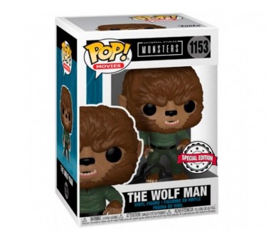 Figura Funko Pop Universal Monsters The Wolf Man Exclusive