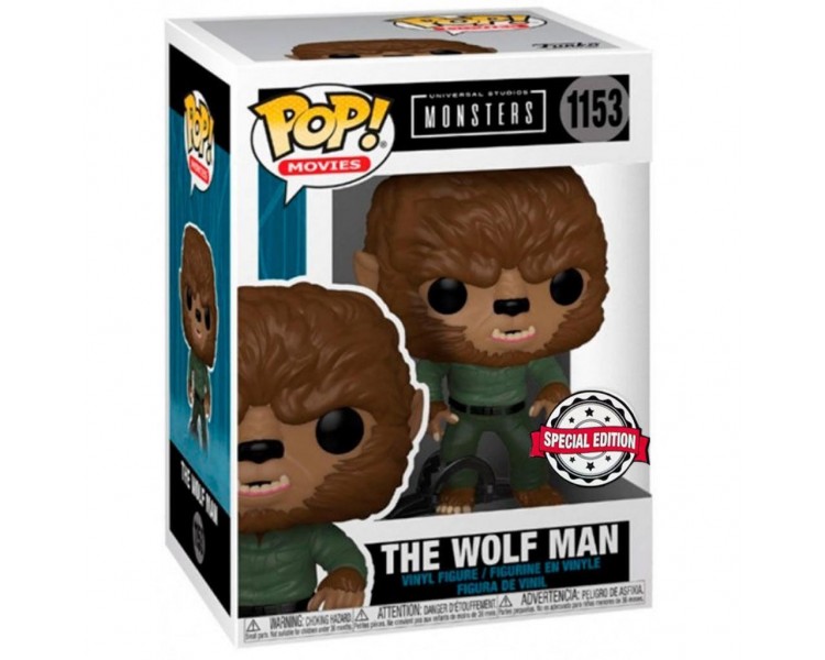 Figura Funko Pop Universal Monsters The Wolf Man Exclusive