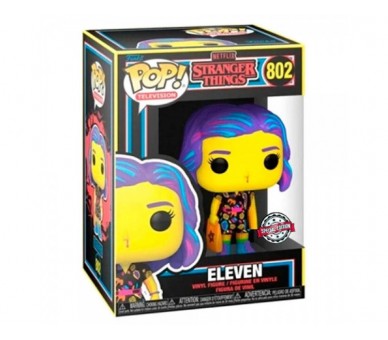 Figura Pop Stranger Things Eleven In Mall Outfit Black Light