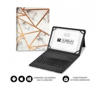 Funda Con Teclado Subblim Keytab Pro Bluetooth Para Tablets