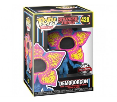 Figura Pop Stranger Things Open Face Demogorgon Black Light